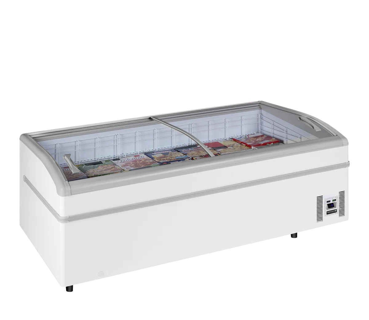 SUPER 200DE White High Vision Supermarket Freezer