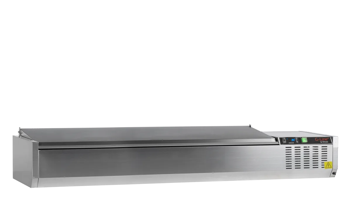 GVC33-180 S/S Gastronorm Topping Shelf  With Lid