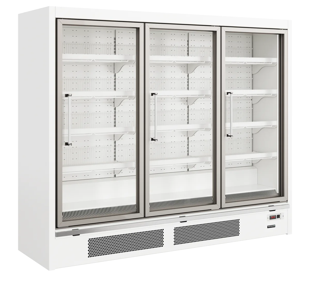 Galaxy+ GPF3D White Glass Door Freezer