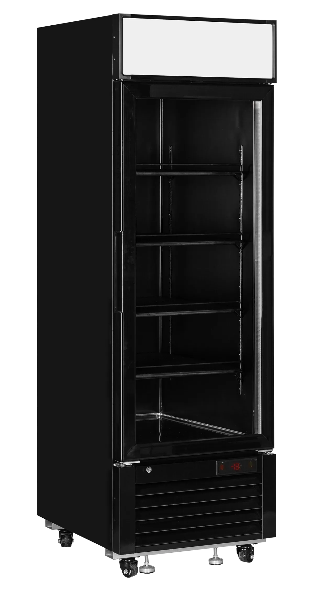 LGF2500 Black Glass Door Display Freezer