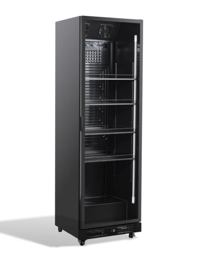 Refrigerator 1 Glass Door Black NAP-360