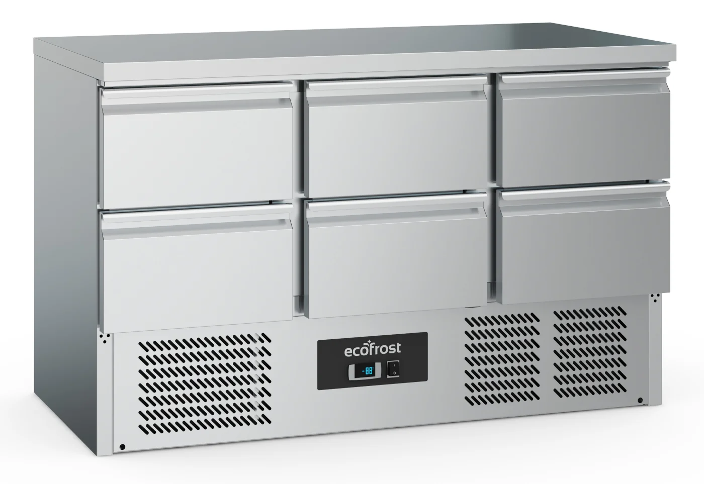 Refrigerated Counter 6 Drawers Refrigerated counter
