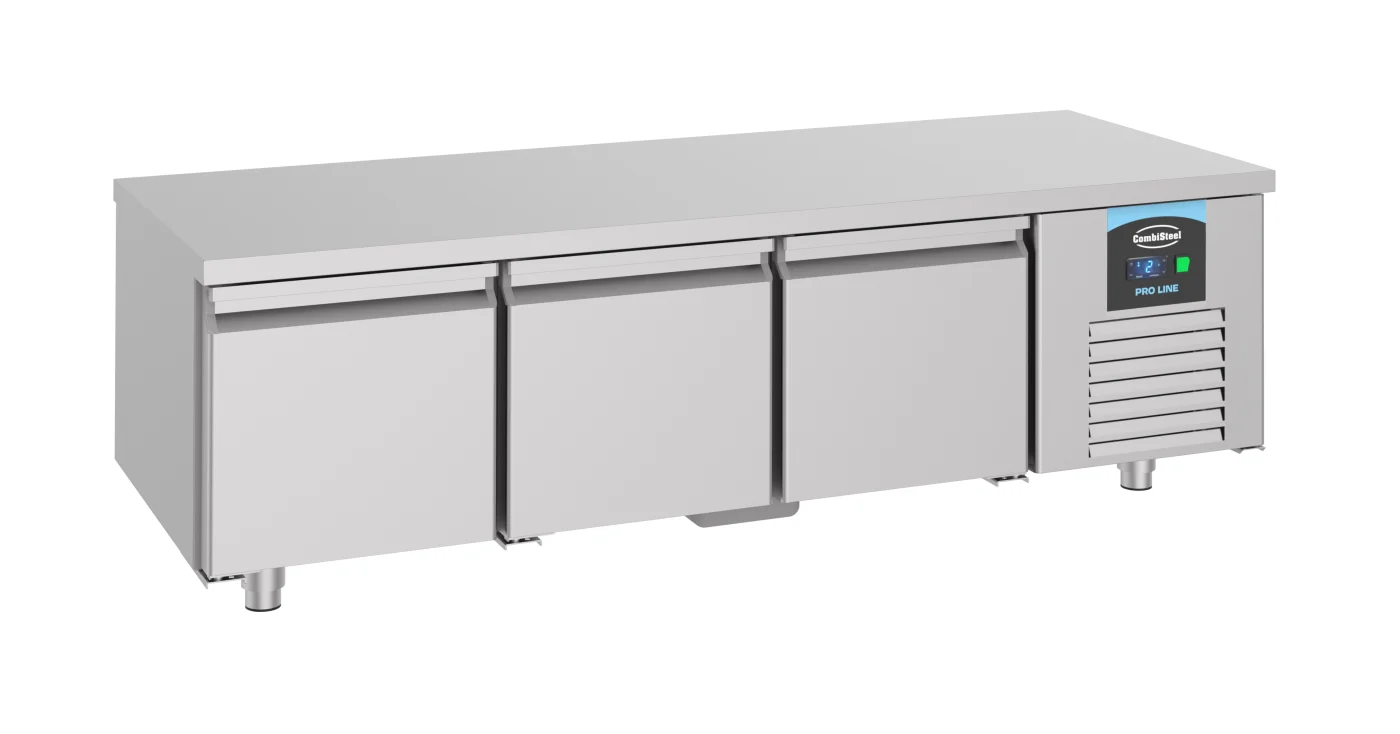 Refrigerated Counter 600 Height 3 Doors Refrigerated counter