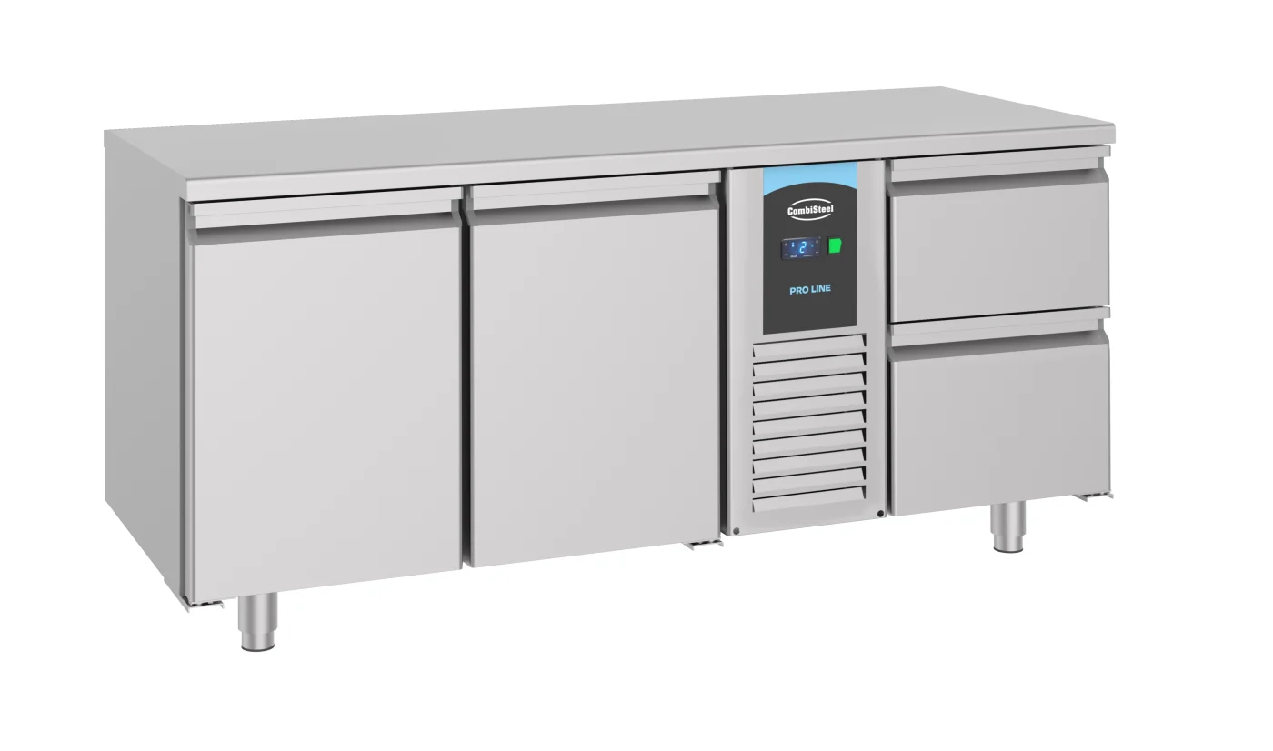 700 Refrigerated Counter 2 Doors And 2 Drawers Monoblock Energy Line