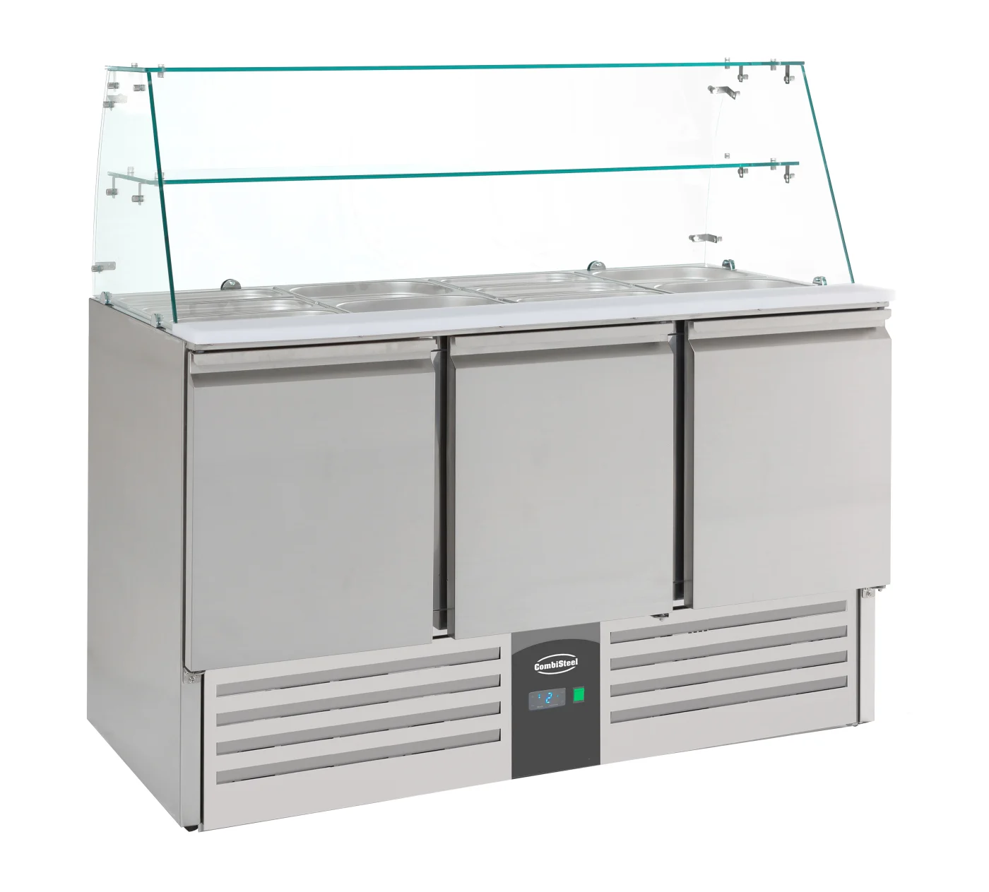 Refrigerated Saladettes With Glas 3 Doors