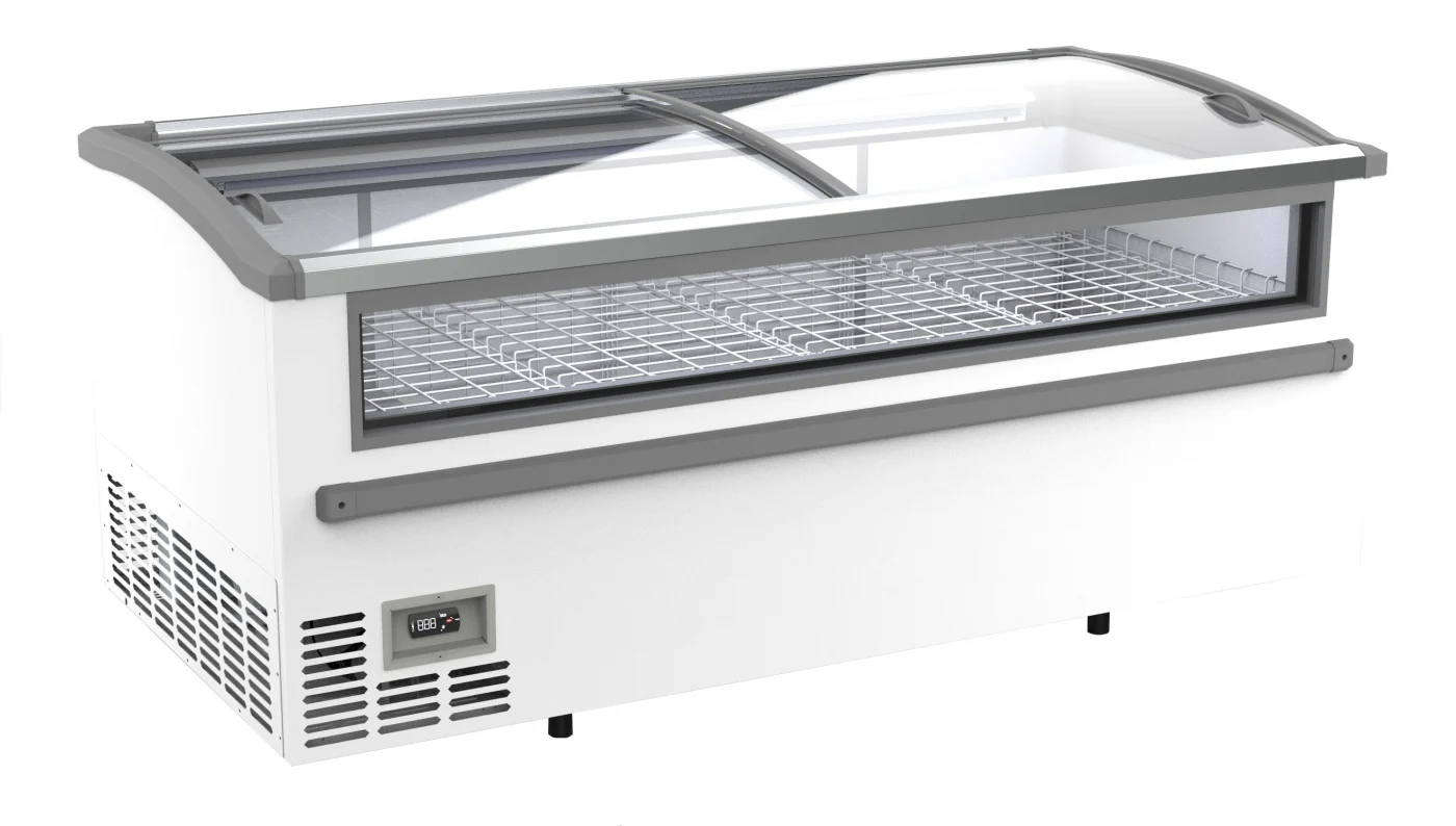 Supermarket Chest Freezer White 2125 Manual Defrost